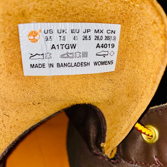 Timberland Jayne Women’s 6Inch Wheat Nubuck Boots - Picture 11 of 13